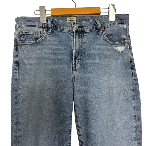 Citizens of Humanity Women's Jeans Harlow Ankle Slim Mid Rise Size 29 Light Wash - Picture 11 of 15